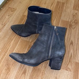 Michael kors suede grey boots